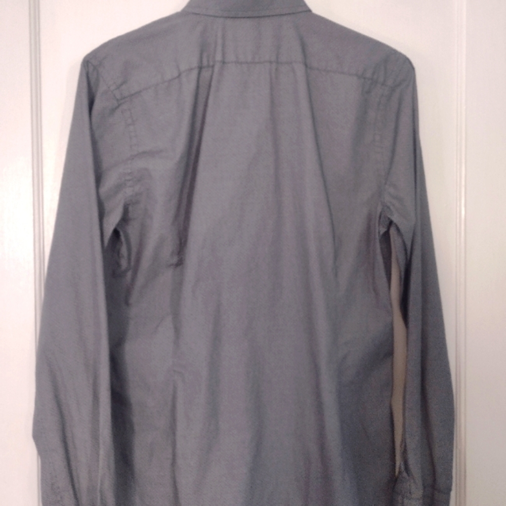Express Men's Extra Slim Fit Button Up Shirt - Picture 9 of 13